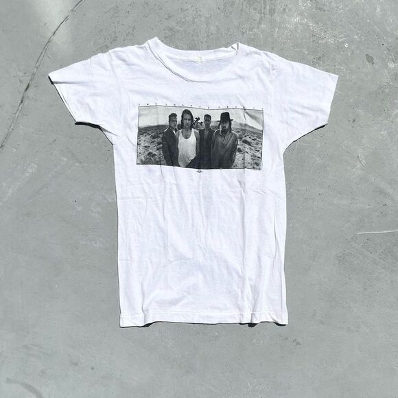 Vintage Other - 1987 Vintage U2 The Joshua Tree Single Stitch Tour Band Shirt Medium Mens